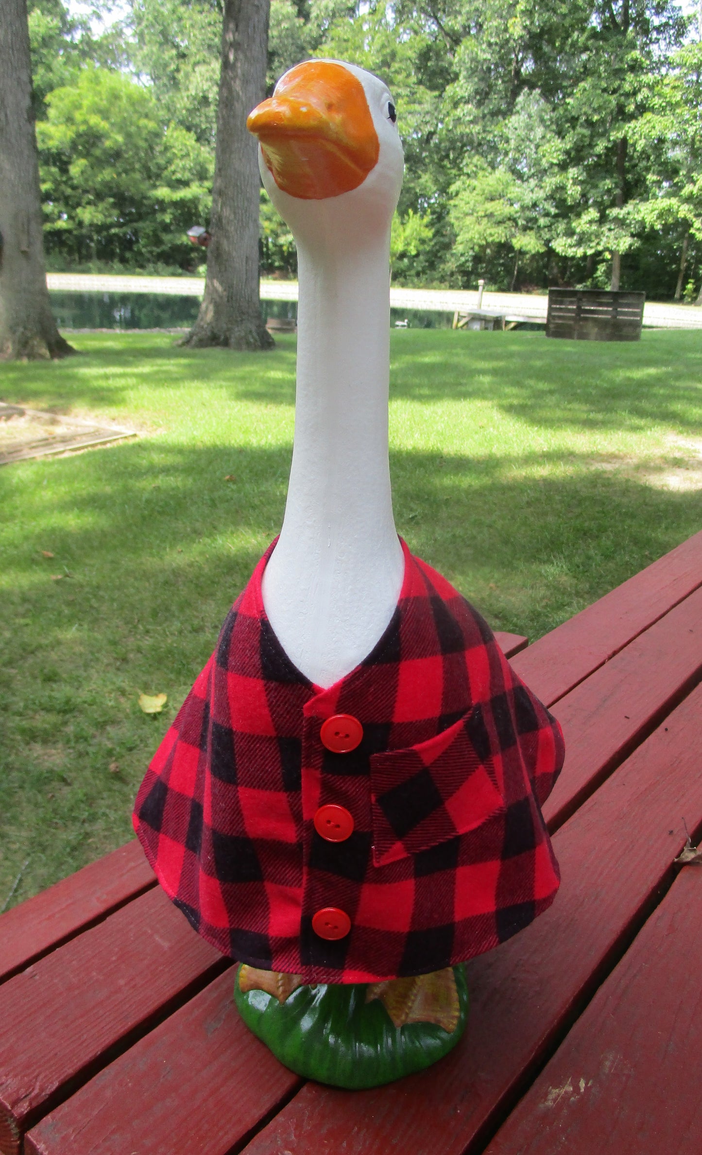 Walmart goose buffalo plaid flannel jacket
