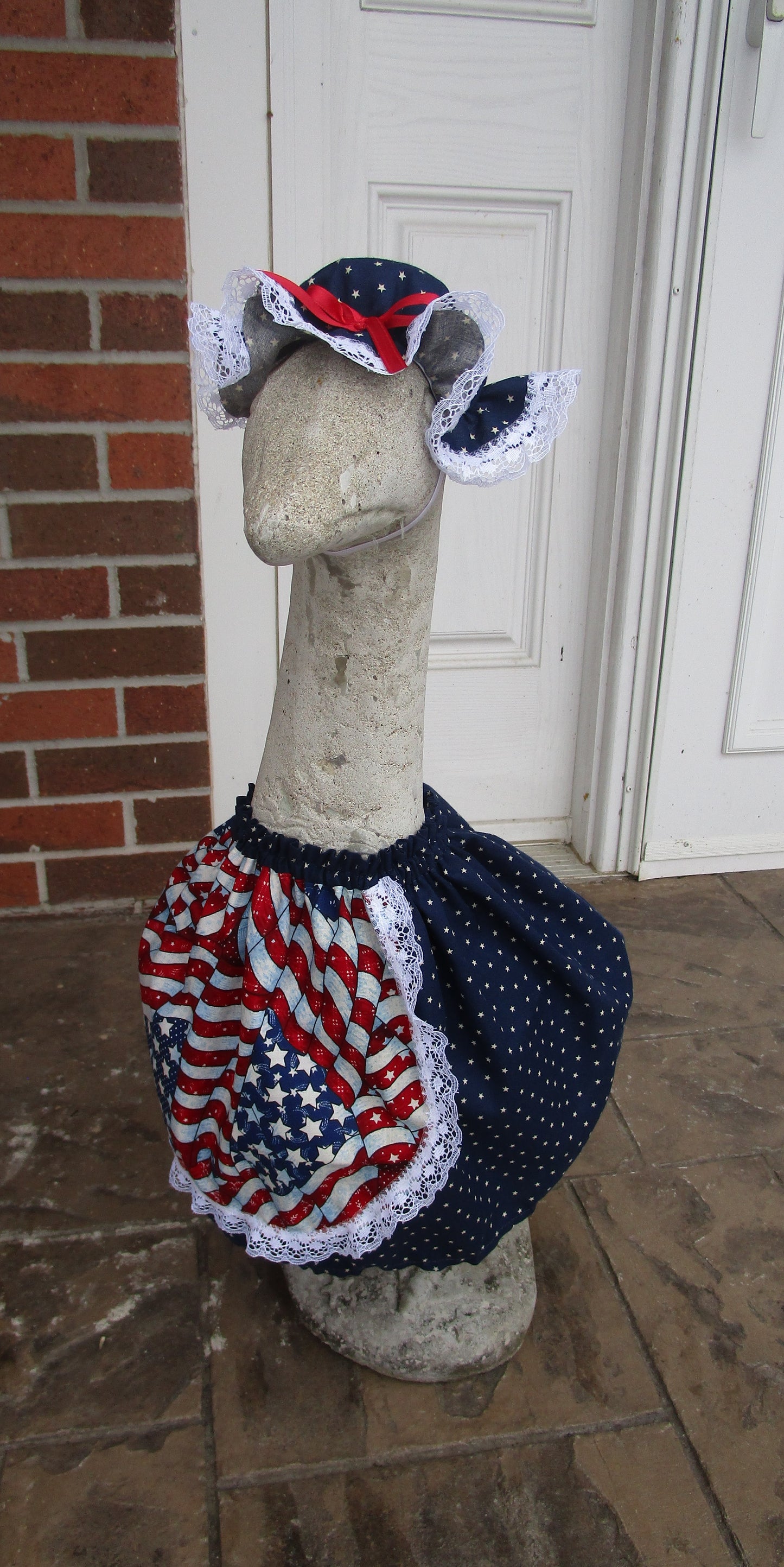 Patriotic dress and hat