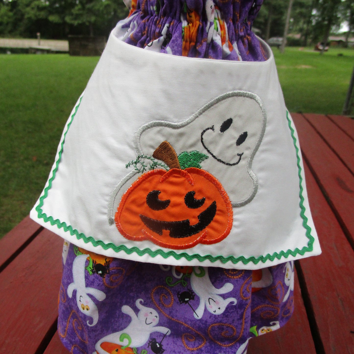 Halloween pumpkin and ghost for Walmart goose