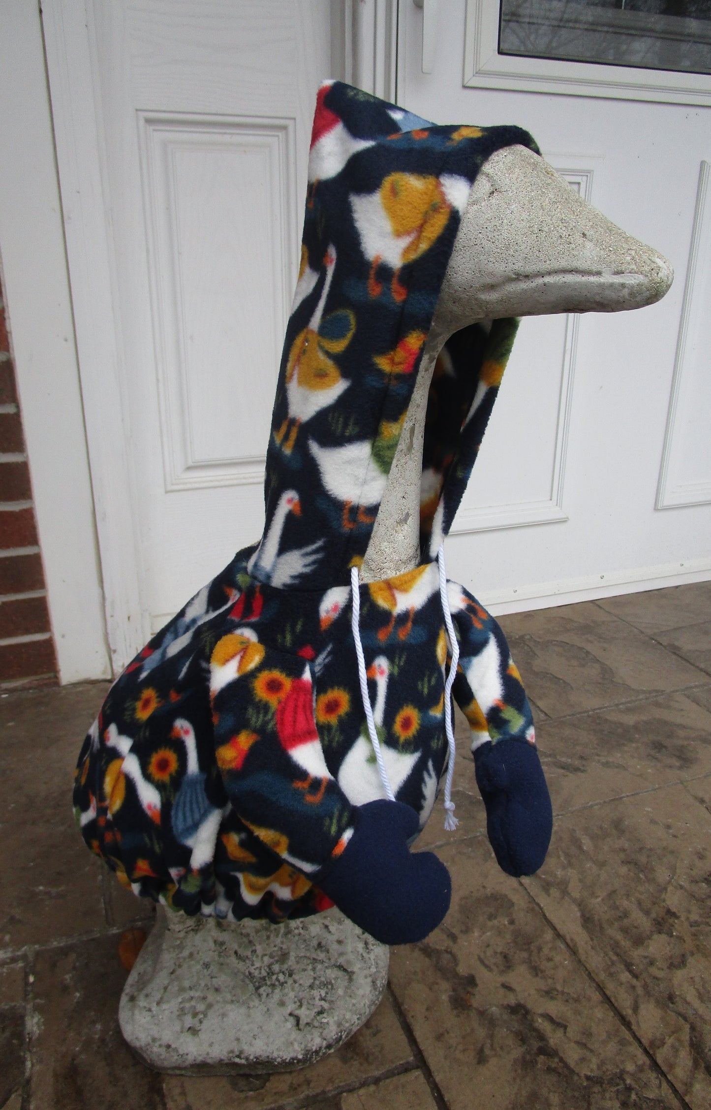 Lawn goose print hoodie