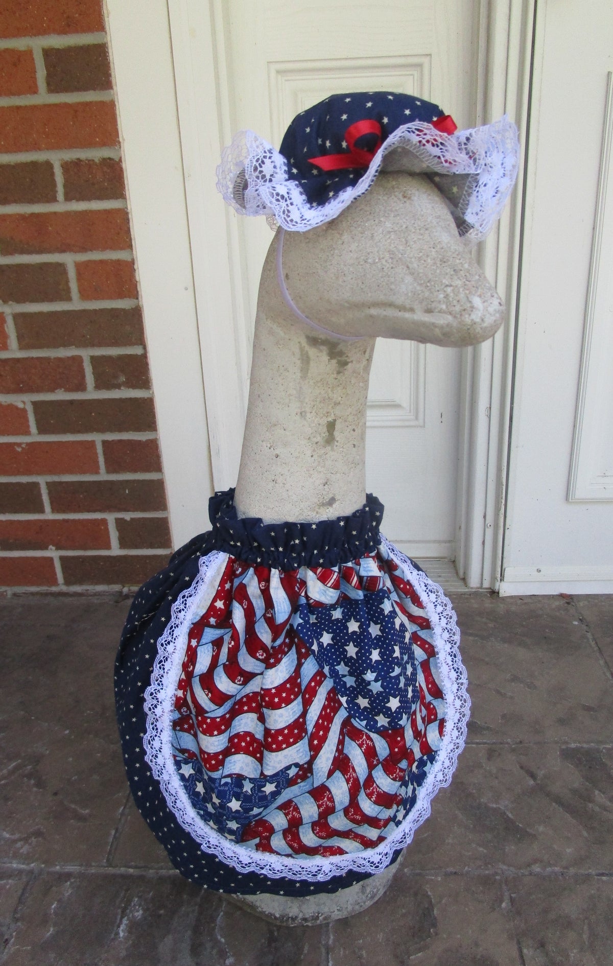 Patriotic dress, hat and bow