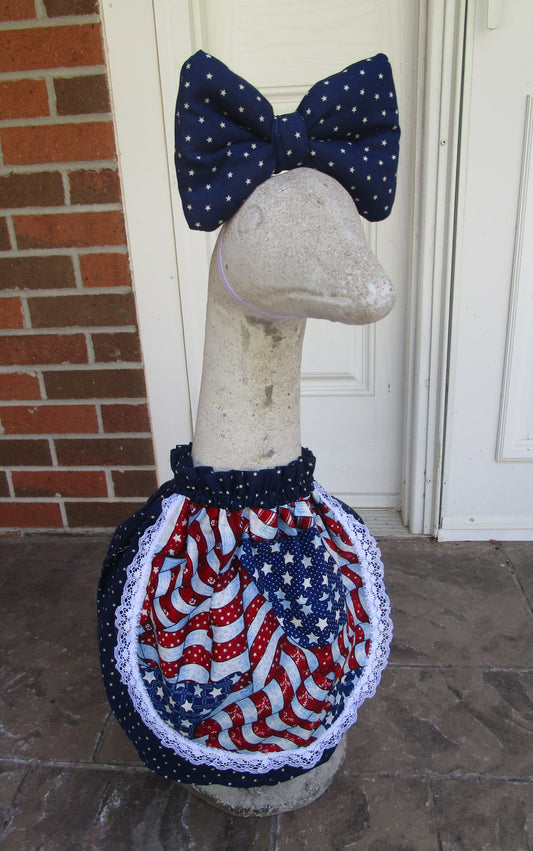 Patriotic dress, hat and bow