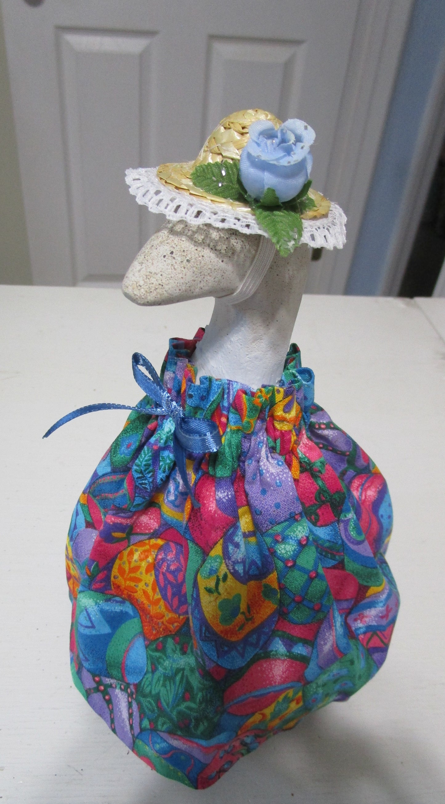 Baby Easter Dress with Straw Hat