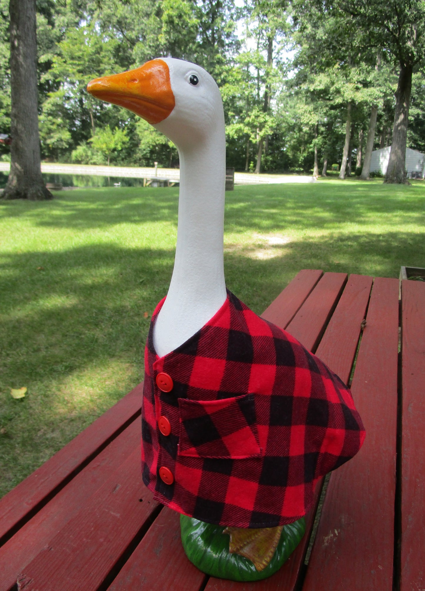 Walmart goose buffalo plaid flannel jacket