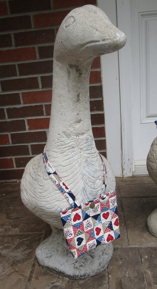 Patchwork cross body bag
