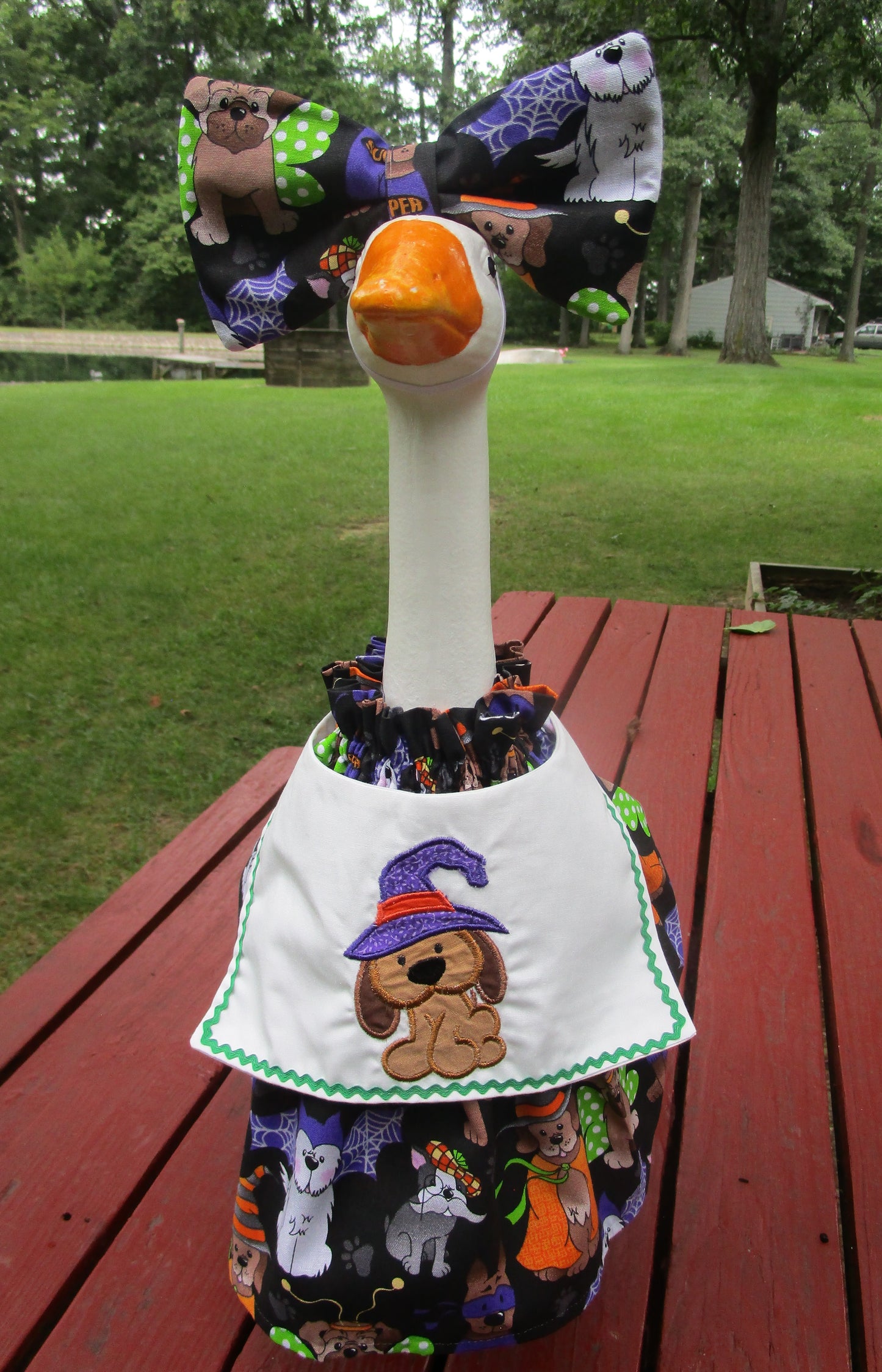 Halloween Dog dress and bow for Walmart goose