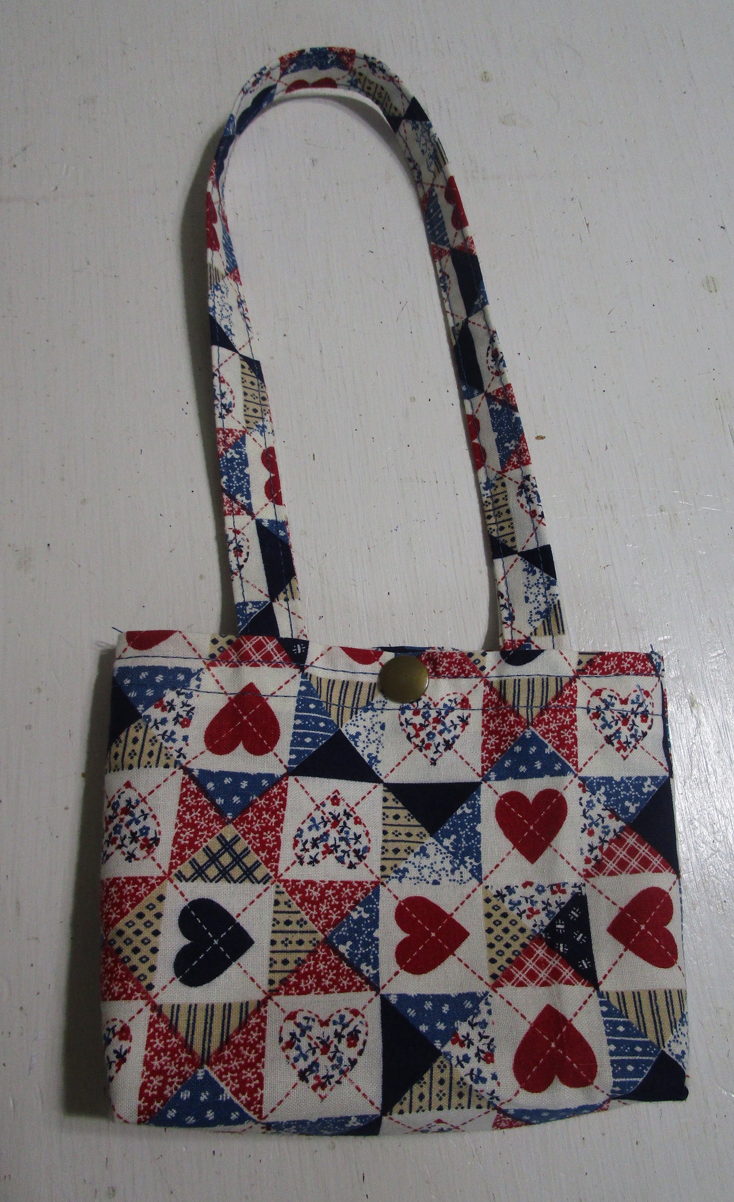 Patchwork cross body bag