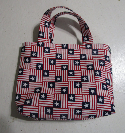 Red, White and Blue tote bag